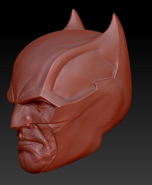 head batman lee barmejo  3D print model_4
