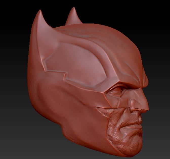 head batman lee barmejo  3D print model_5