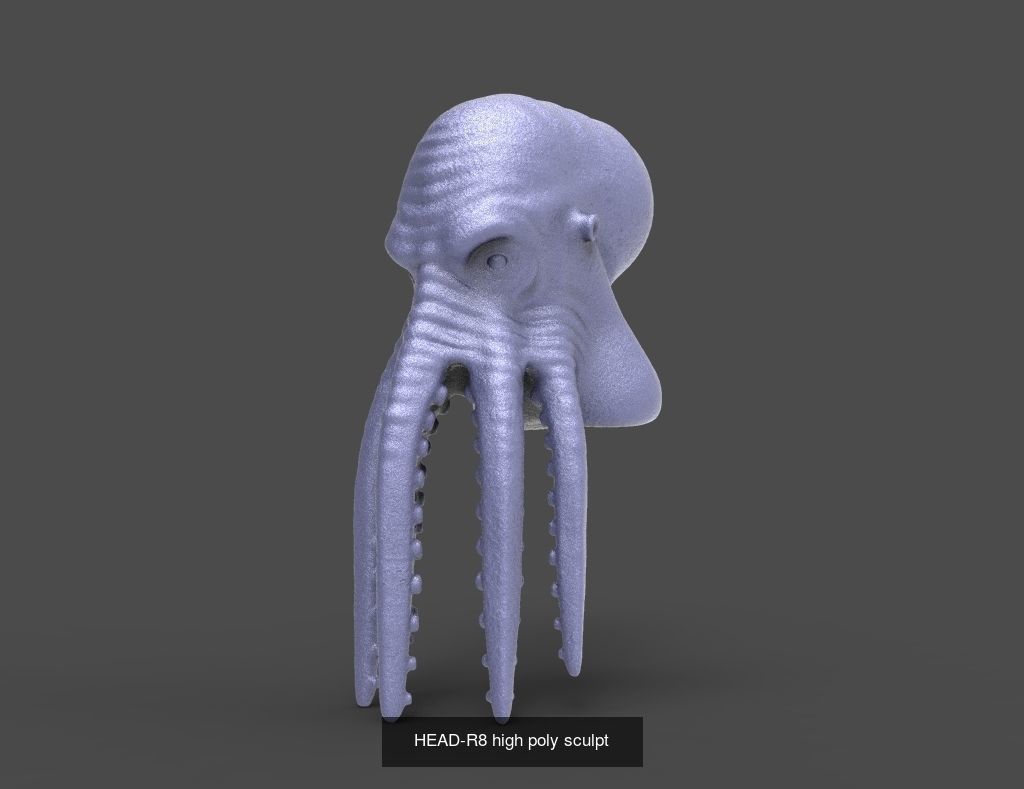 50 HEADS High Poly sculpts  3D Model Collection_23