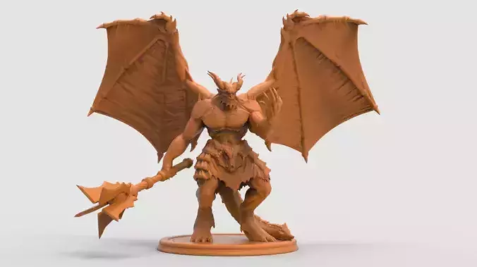Pit Fiend 3D Printing Creation 3D print model