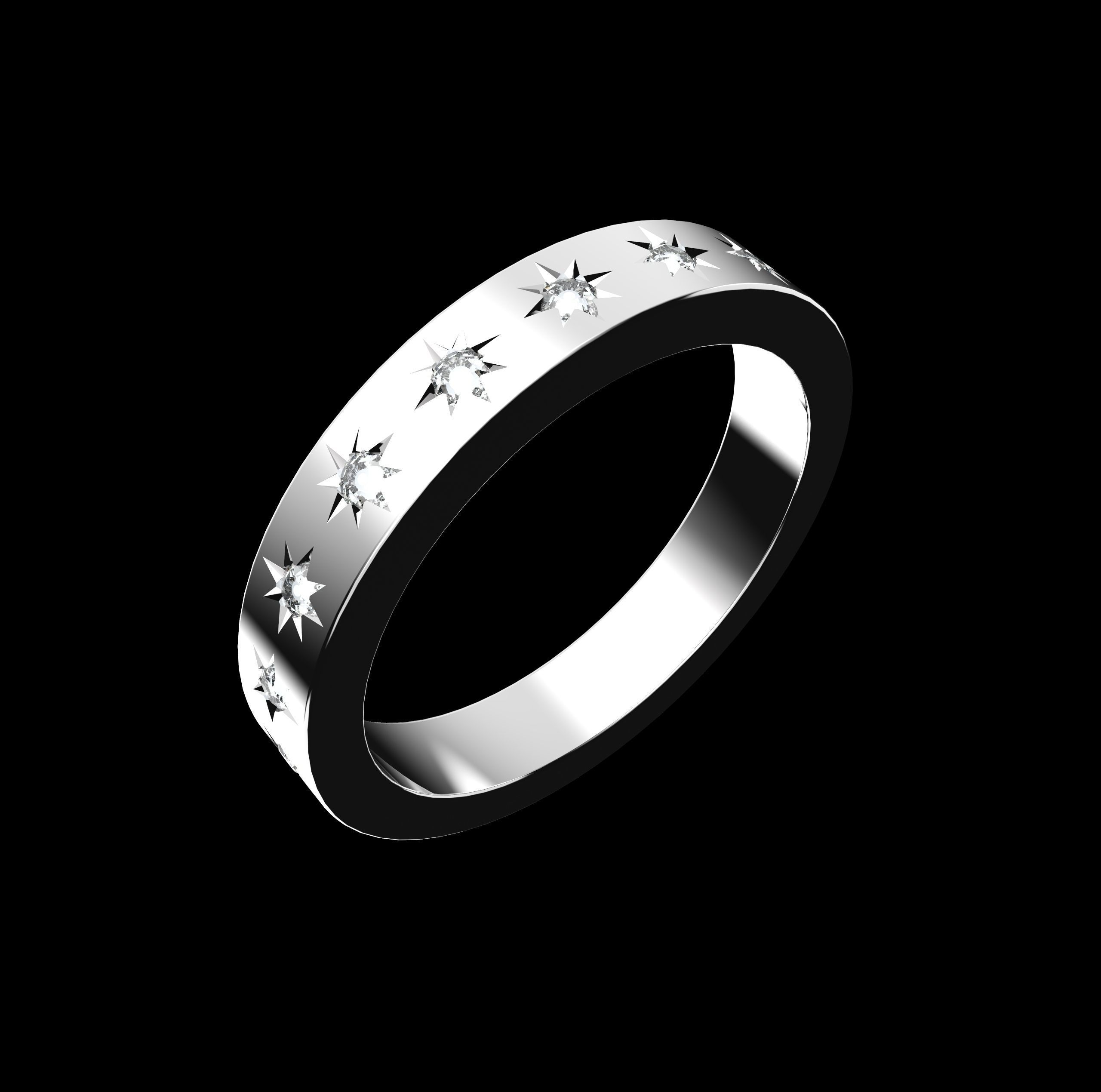 Rings constellations 3D print model_5