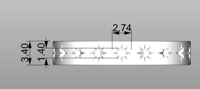 Rings constellations 3D print model_14