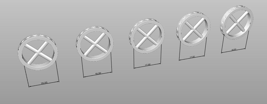 Rings constellations 3D print model_15