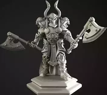 Chaos Warrior 3D Print Model