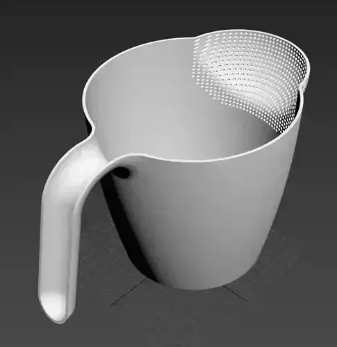 Rice Washing Basket colander 3D print model