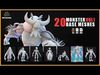 20 Monster and Creature Base Mesh VOL 01 3D model_1