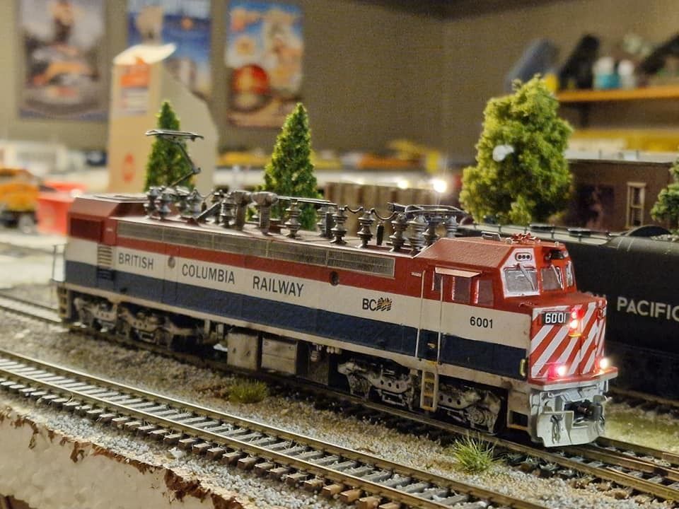 HO Scale BC Rail GF6C 3D model 3D printable CGTrader