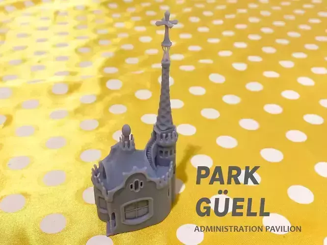 Park Guell Administration Pavilion 3D print model