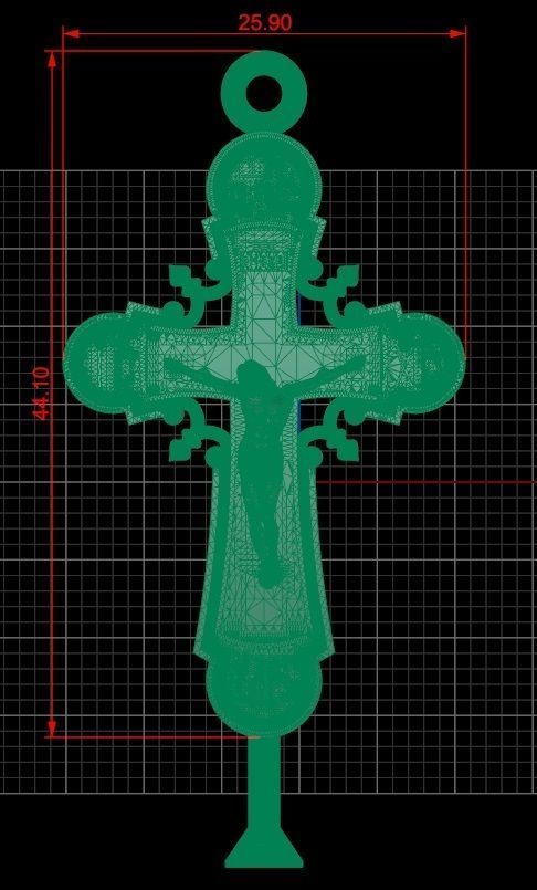 Krest cross 10 3D print model_11