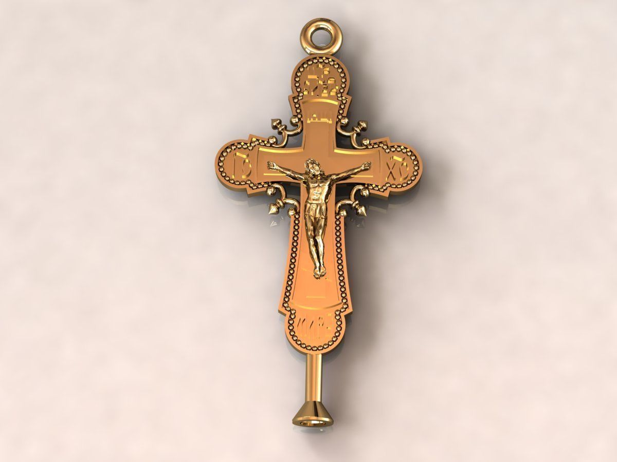 Krest cross 10 3D print model_1