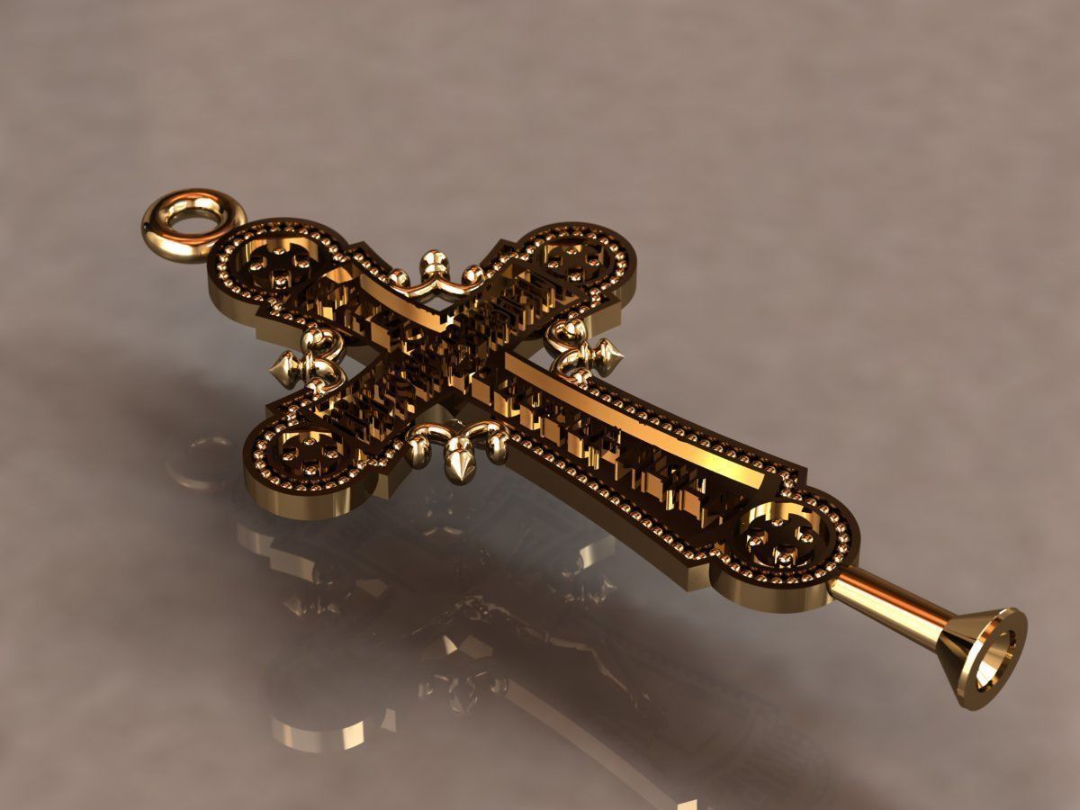 Krest cross 10 3D print model_4