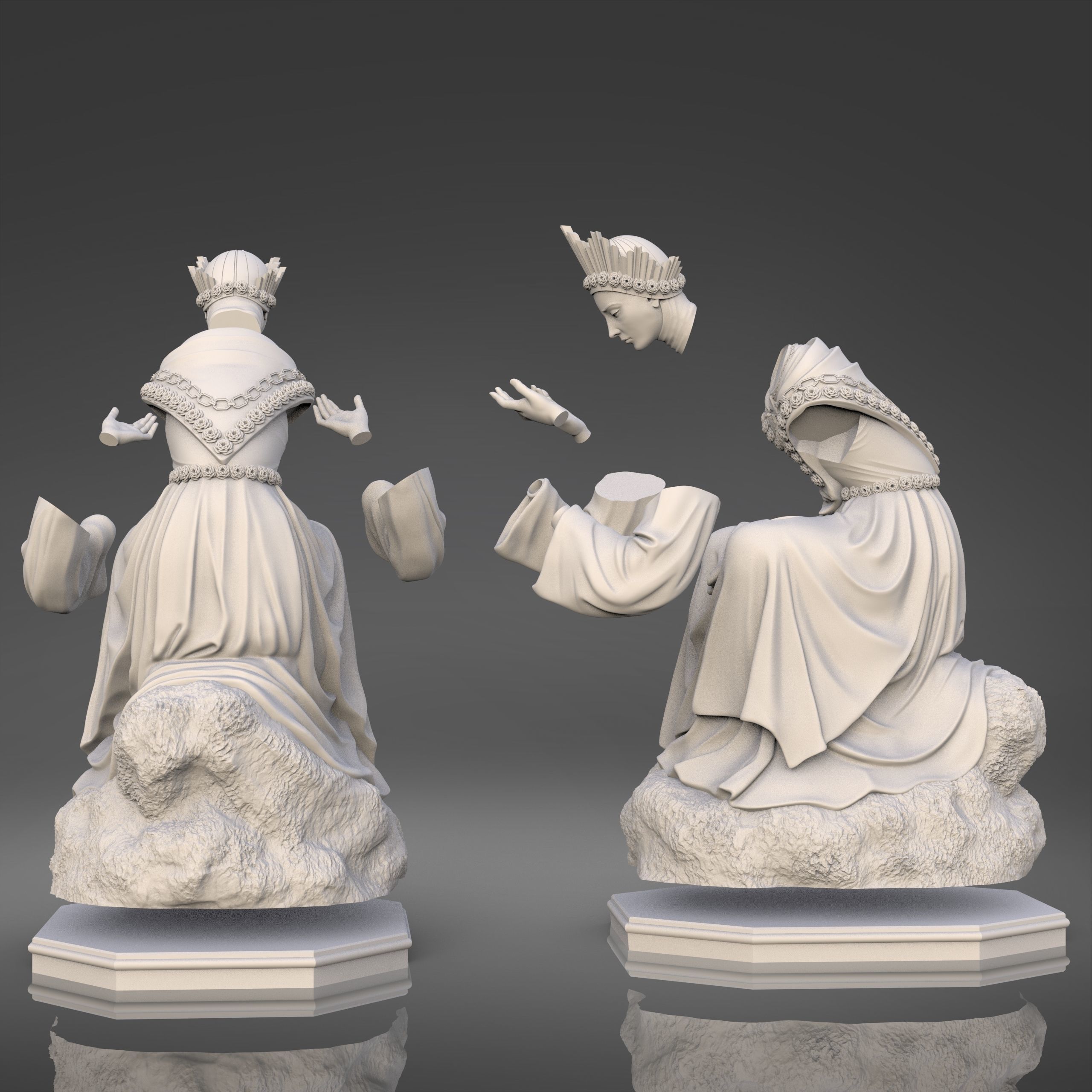 La Salette 3D print model_3