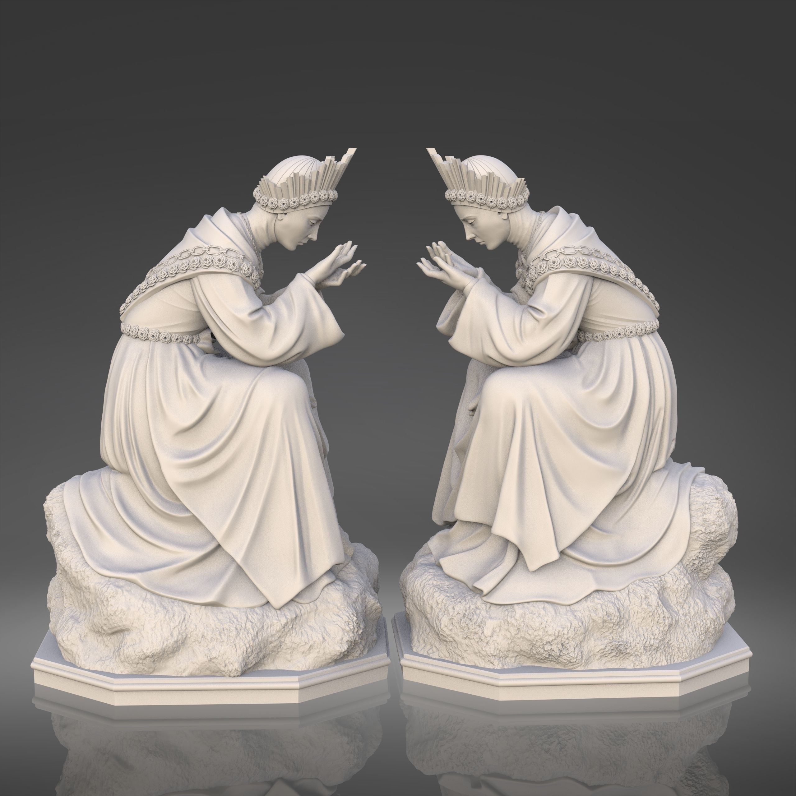 La Salette 3D print model_1