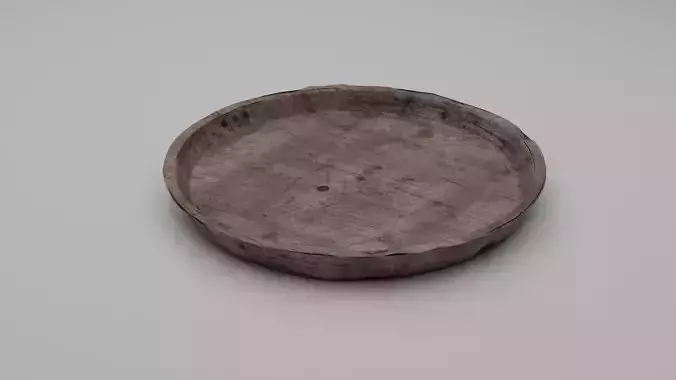 Simple Old Plate Free 3D model