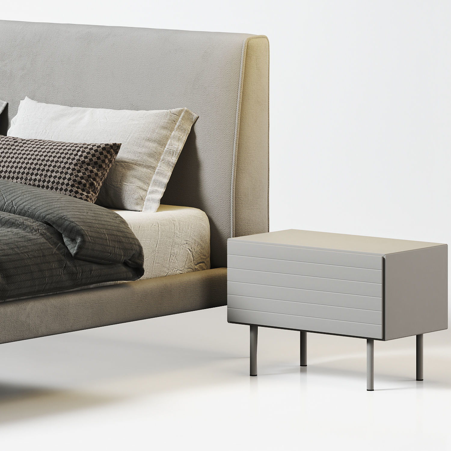 BoConcept Arlington Bed 3D model_2