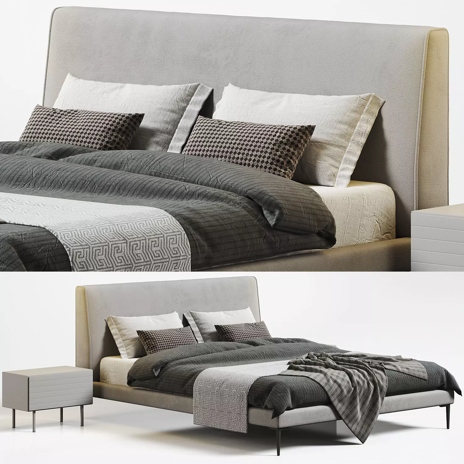 BoConcept Arlington Bed 3D model_0