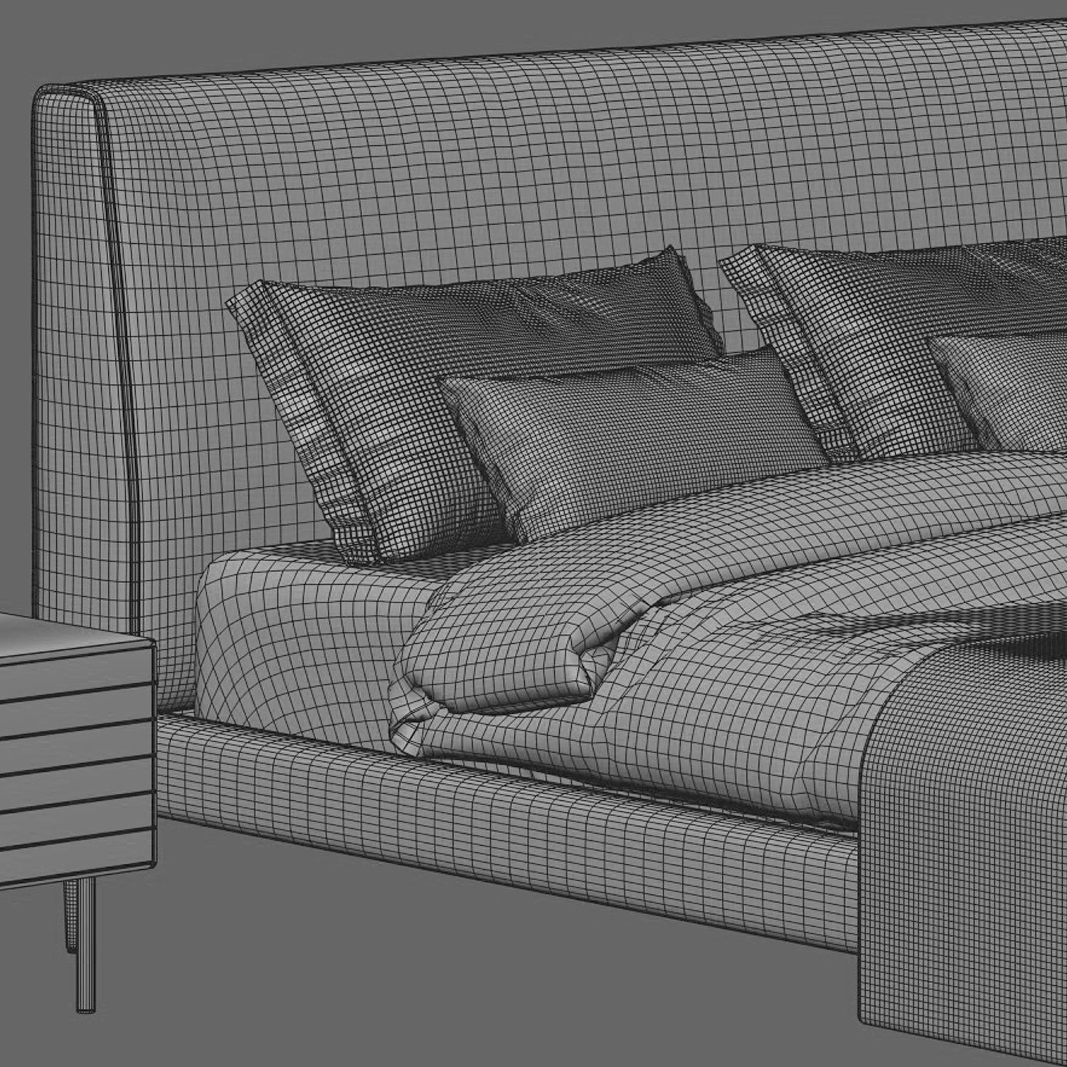 BoConcept Arlington Bed 3D model_3