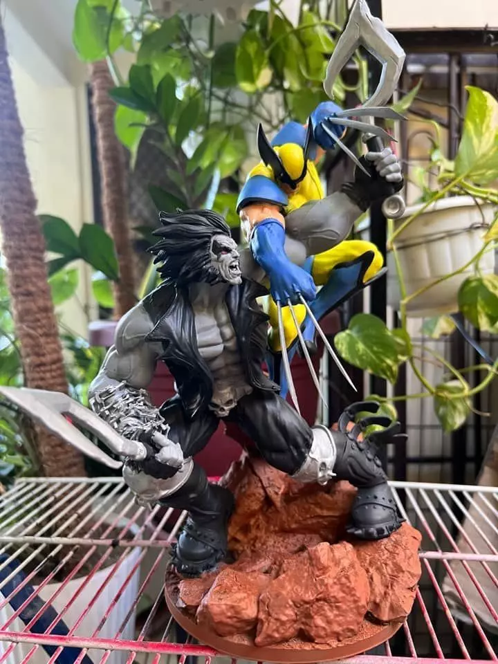 Lobo Vs Wolverine STL 3d printing Crossover fanart by CG Pyro 3D print model_0