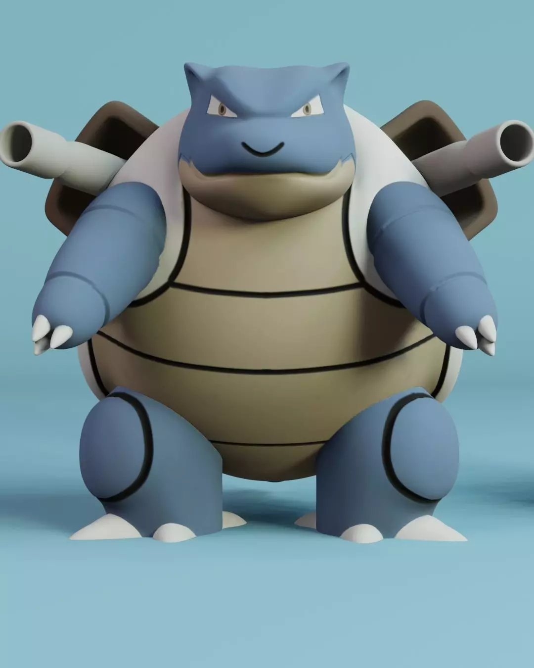 Blastoise 3D print model