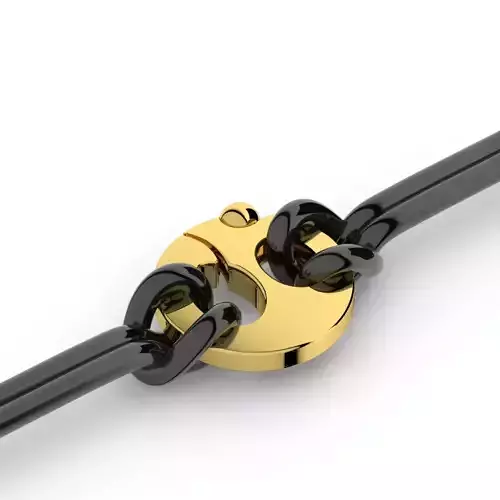 Fashion bracelet or necklace clasp or lock