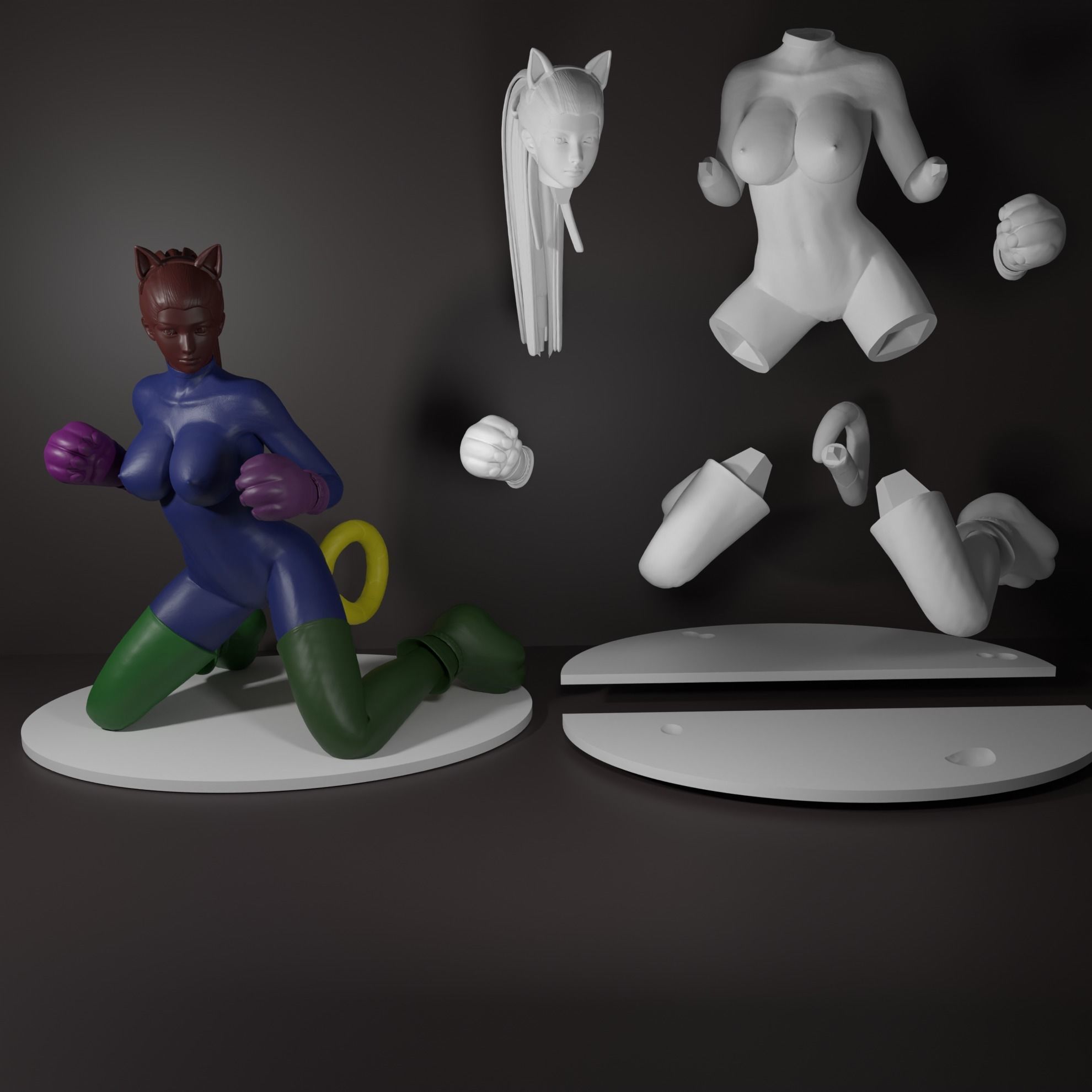 Kasumi 3D print model_12