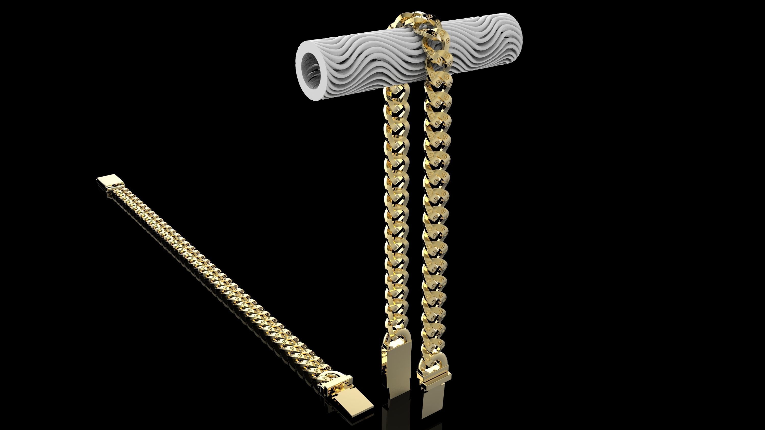 BRACELETS CUBCART 3D print model_2