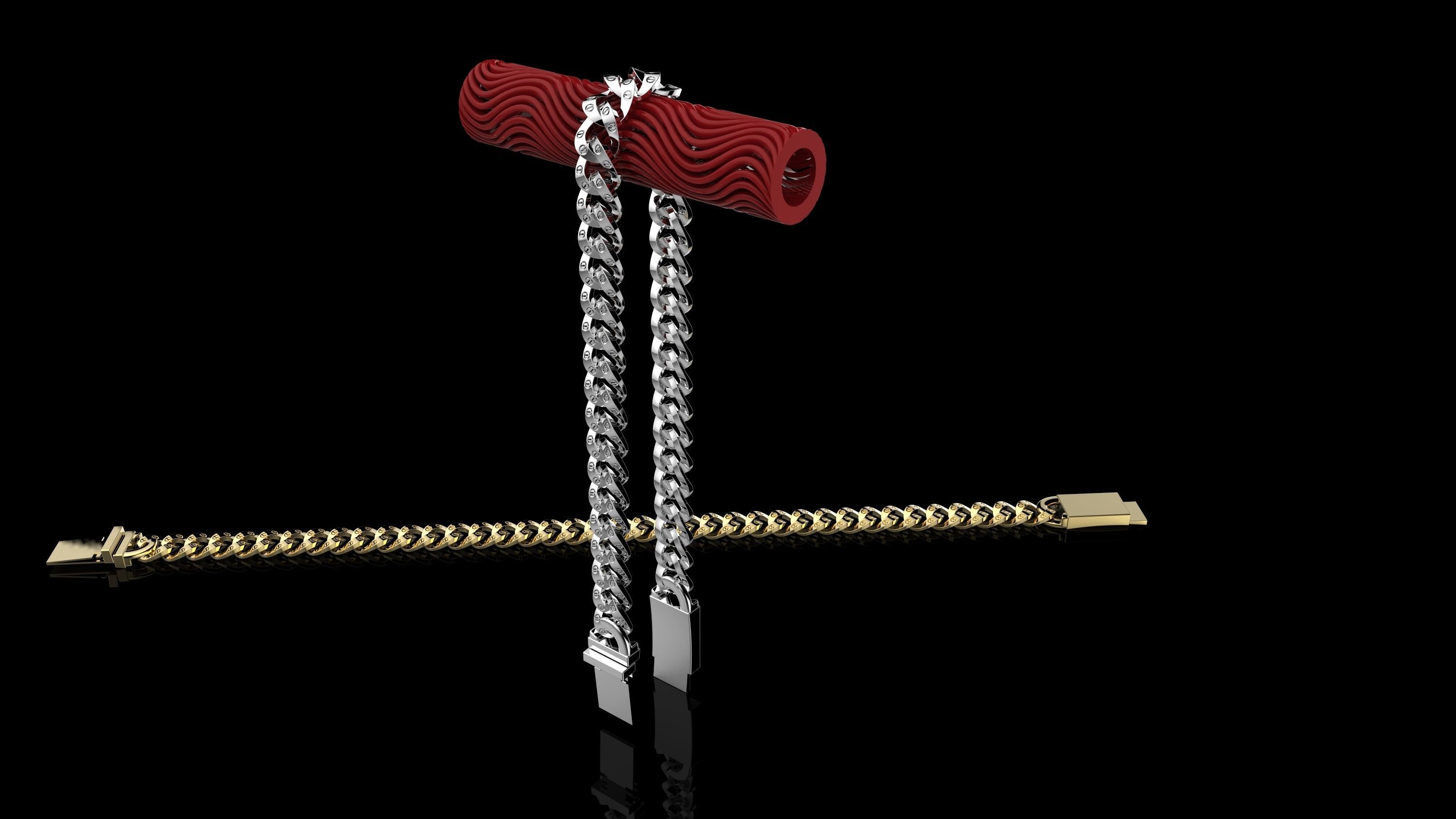 BRACELETS CUBCART 3D print model_3