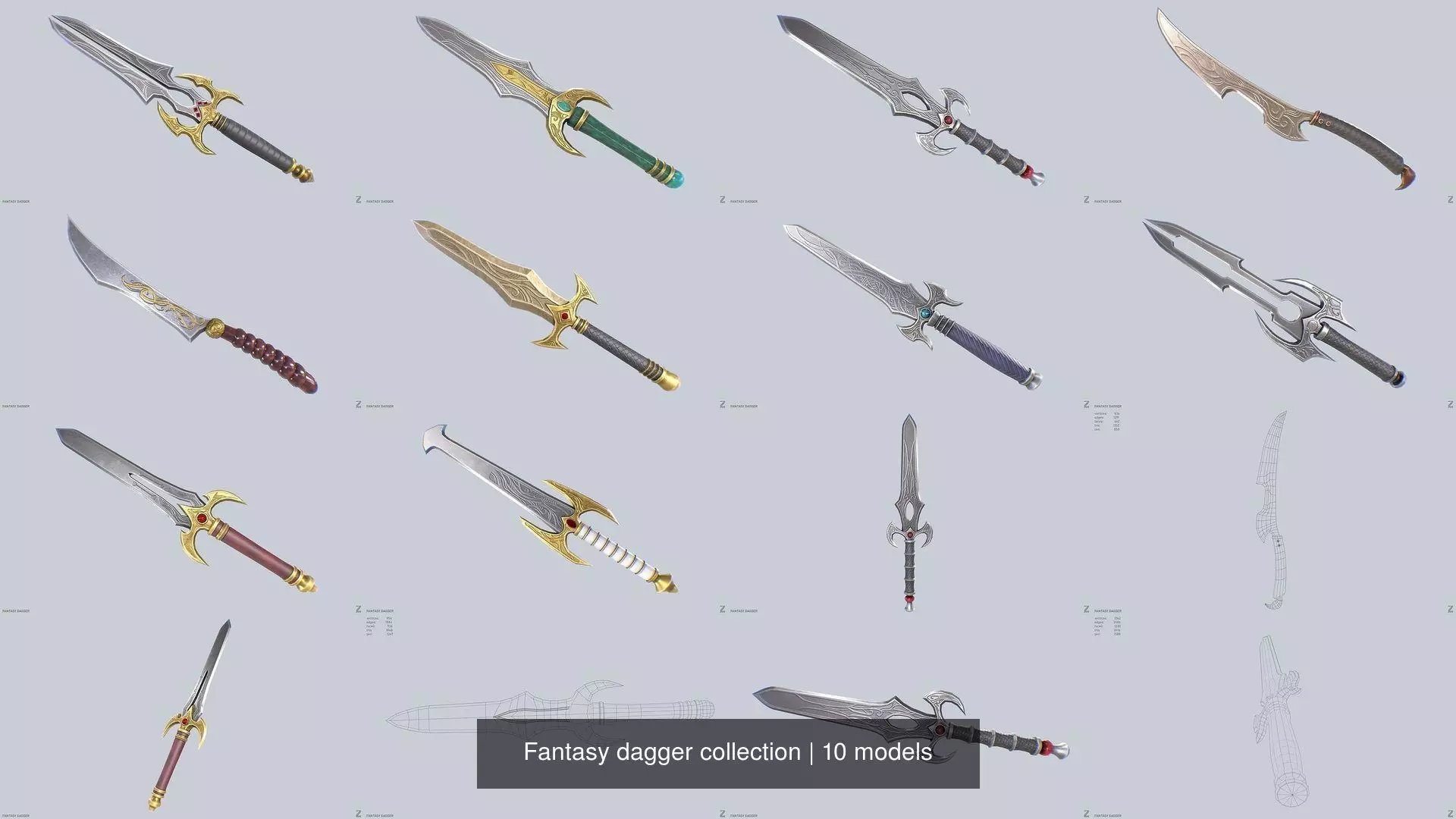 Fantasy dagger collection _11
