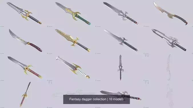 Fantasy dagger collection