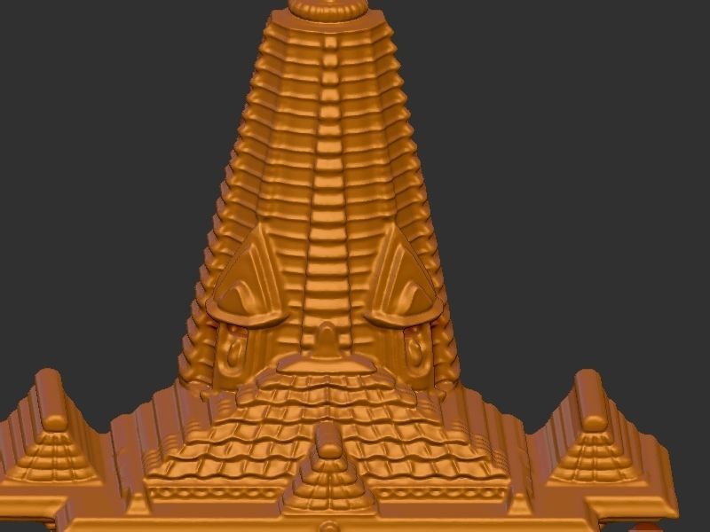 Ram Mandir  3D print model_8