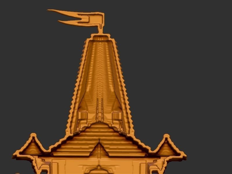 Ram Mandir  3D print model_12