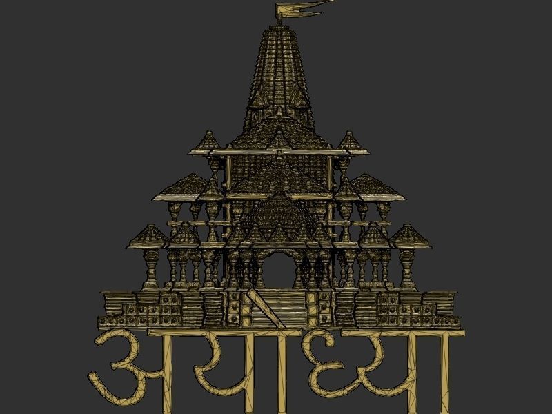 Ram Mandir  3D print model_20