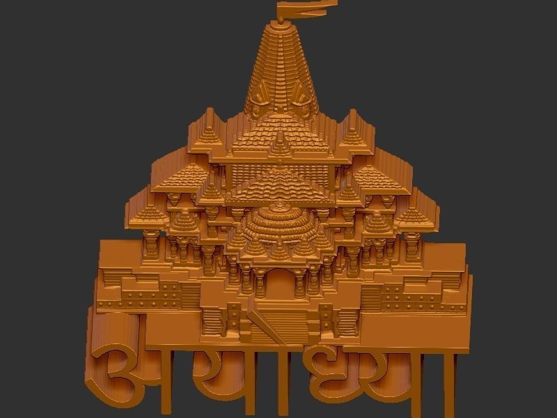 Ram Mandir  3D print model_6