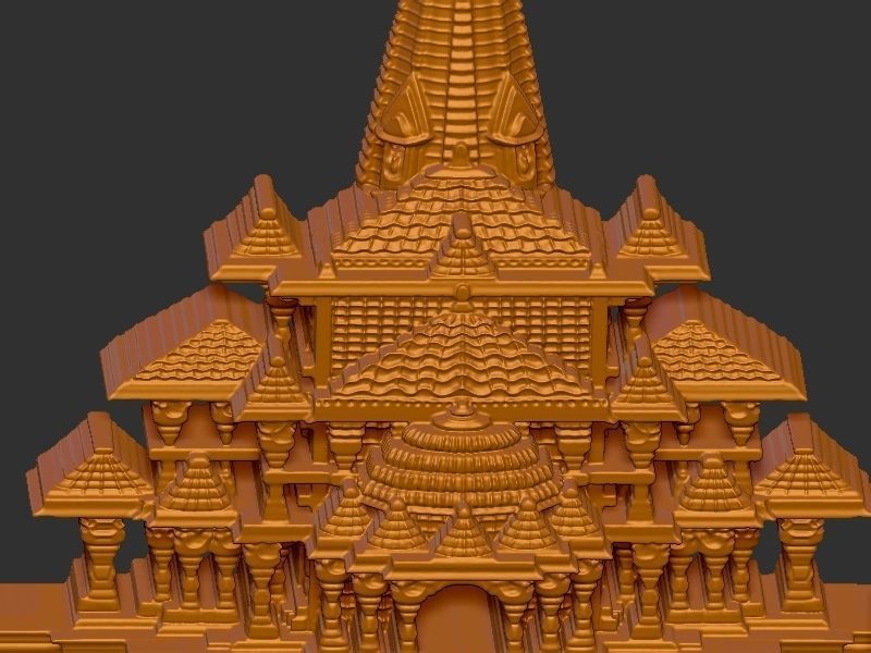 Ram Mandir  3D print model_7