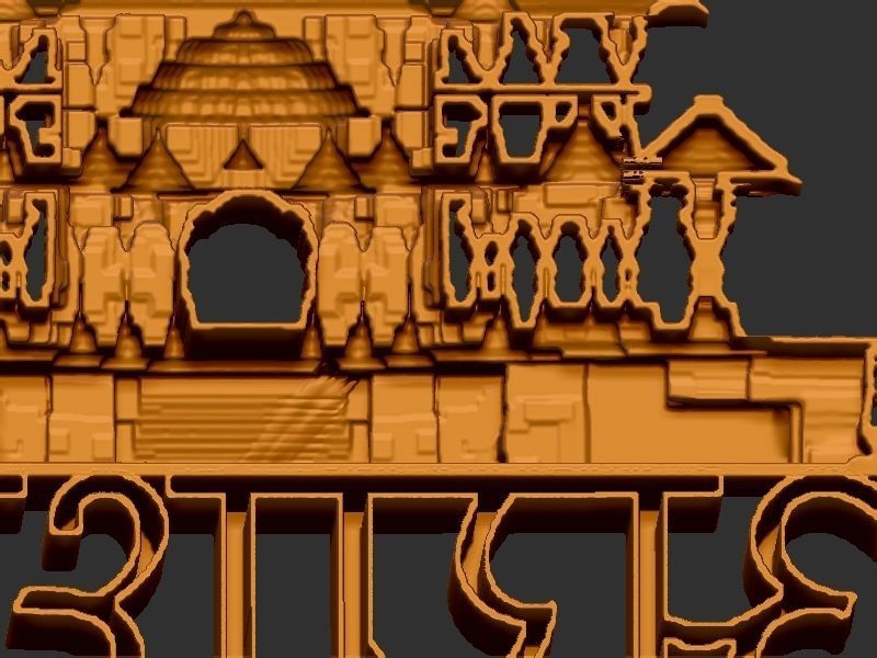 Ram Mandir  3D print model_10