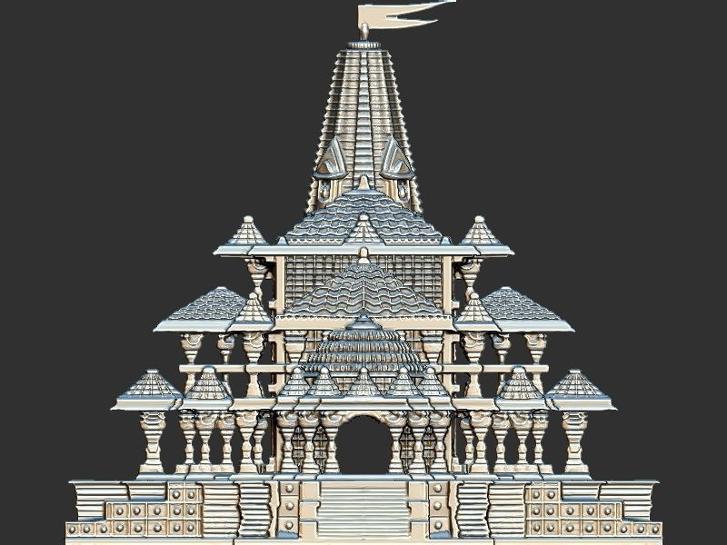 Ram Mandir  3D print model_28
