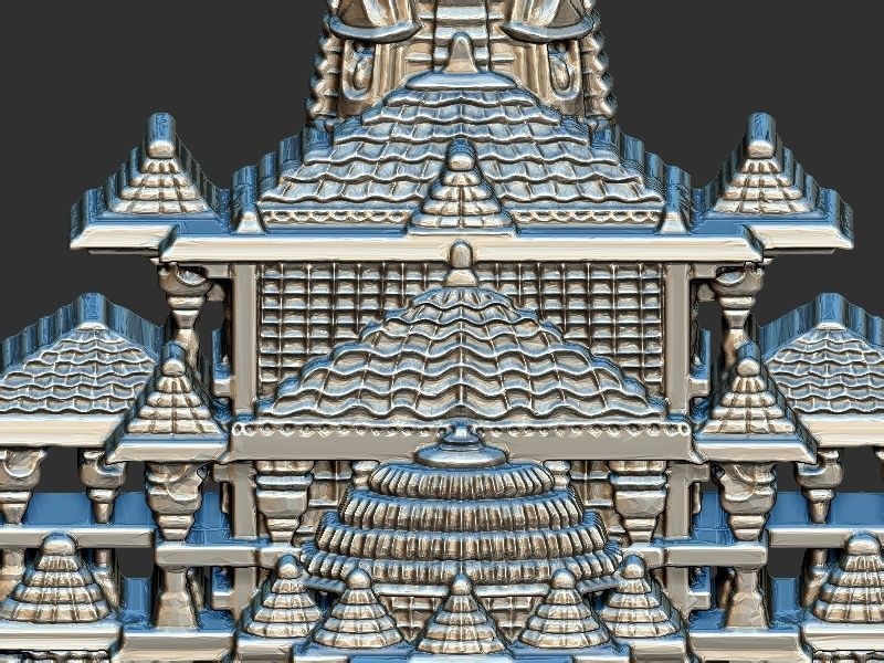 Ram Mandir  3D print model_29