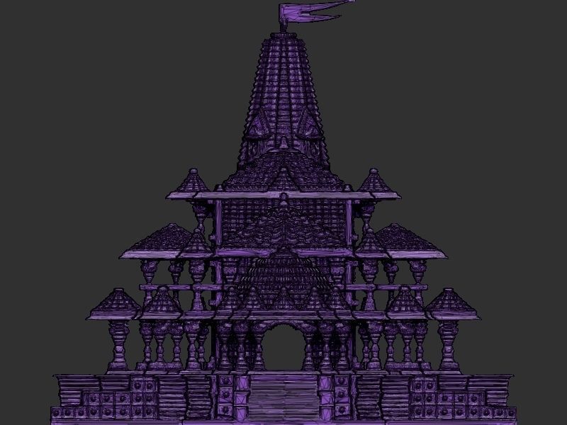 Ram Mandir  3D print model_26