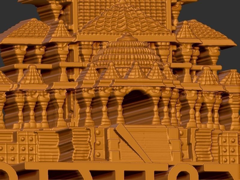 Ram Mandir  3D print model_9