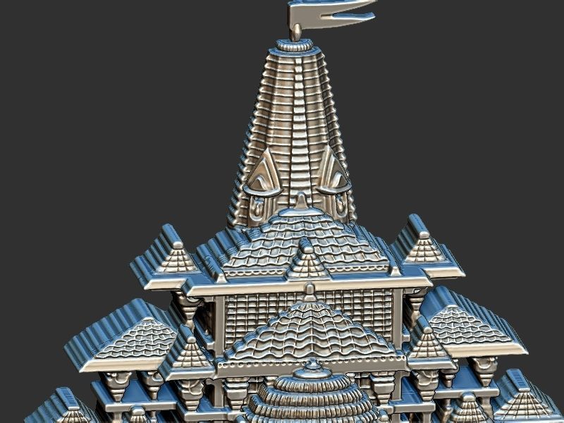 Ram Mandir  3D print model_16