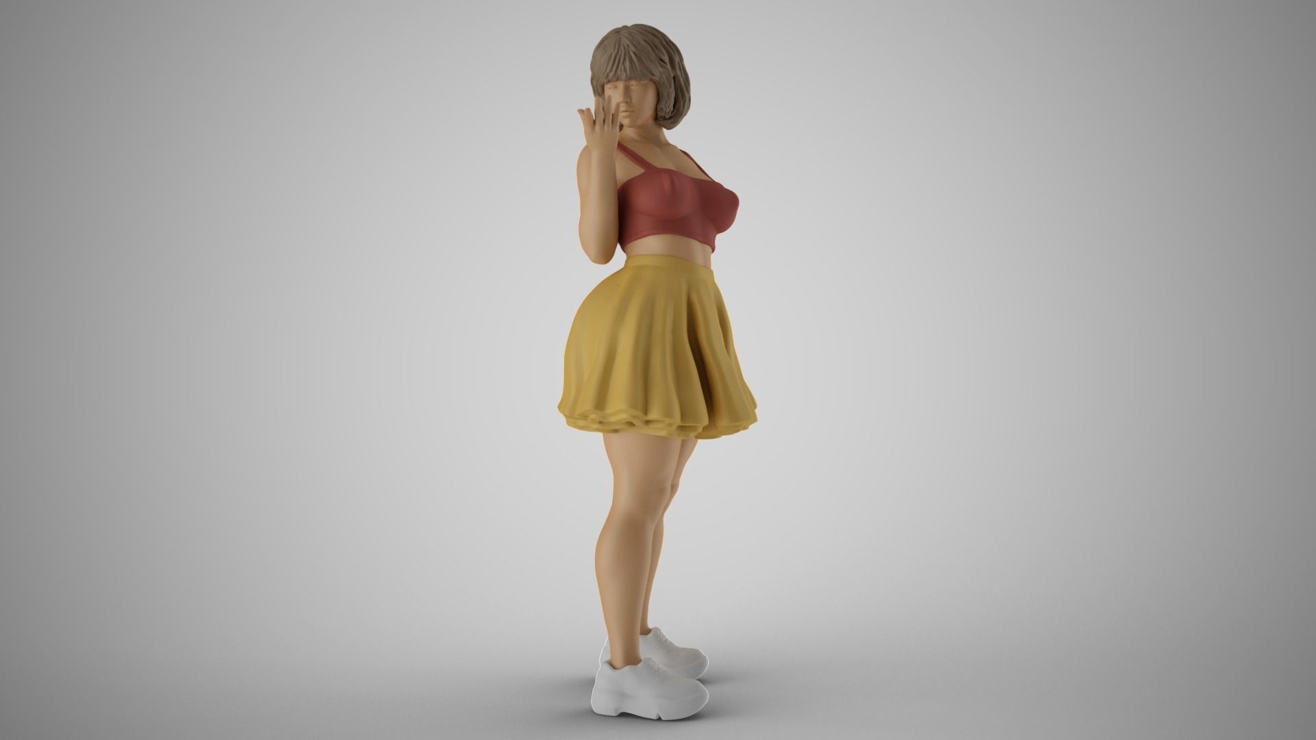 City Girl 4 3D print model_5