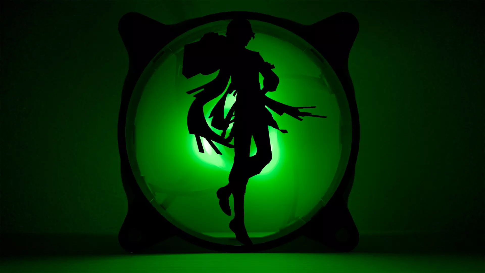 Genshin Impact Kaveh PC fan cover 3D print model