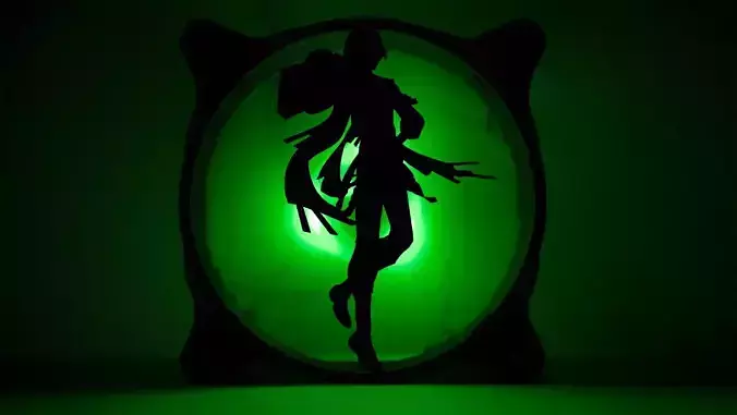 Genshin Impact Kaveh PC fan cover  3D print model