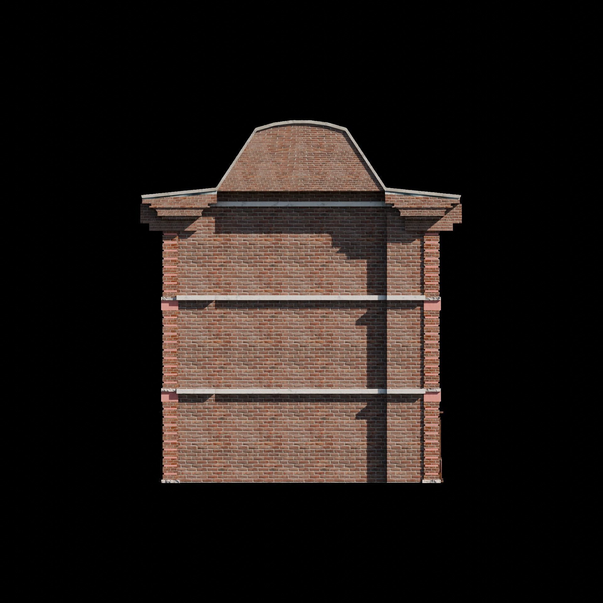 Victorian Building 1 3D model_2