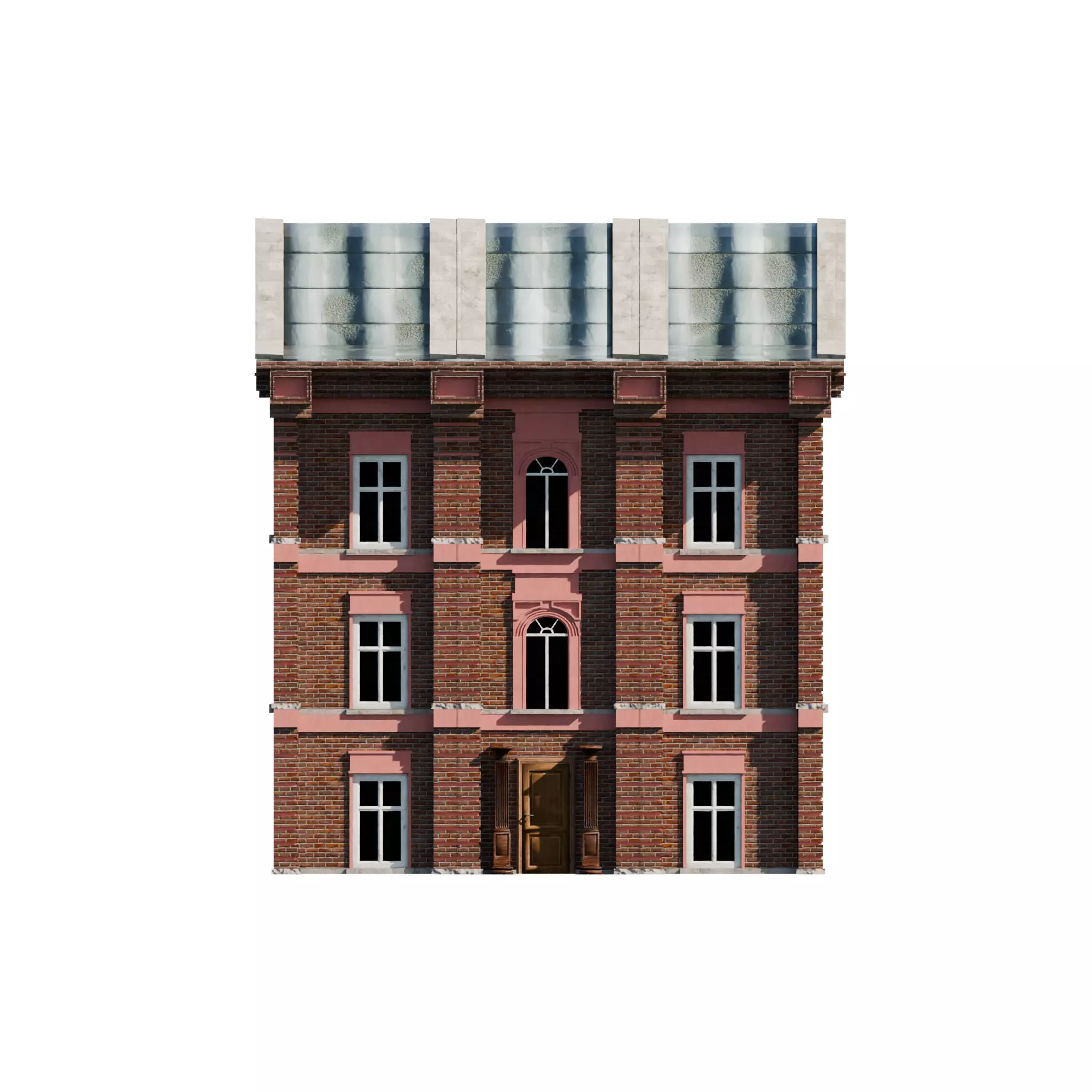 Victorian Building 1 3D model_0