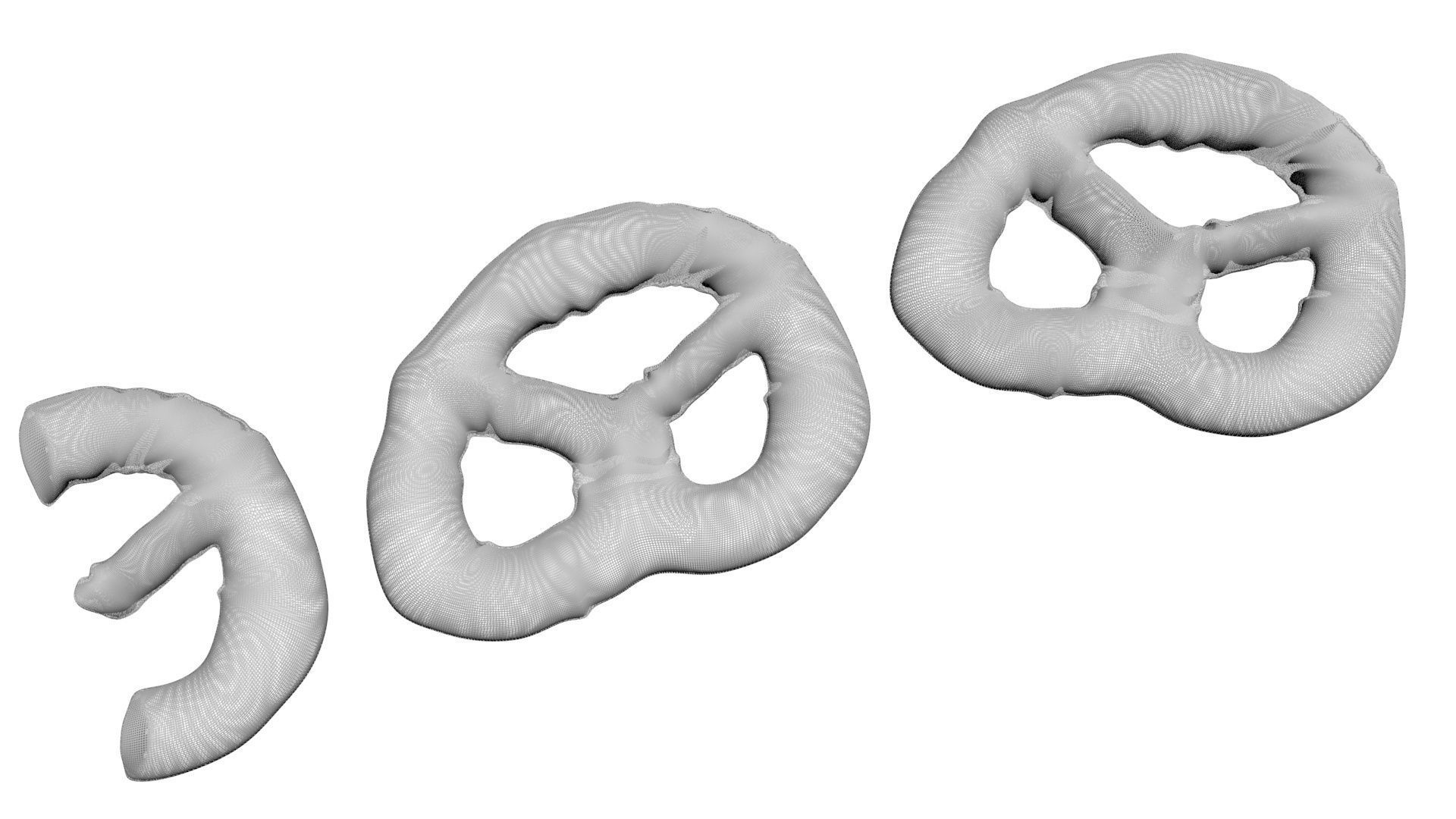 Strawberry Yogurt Covered Mini Pretzel Crackers 3D model_16