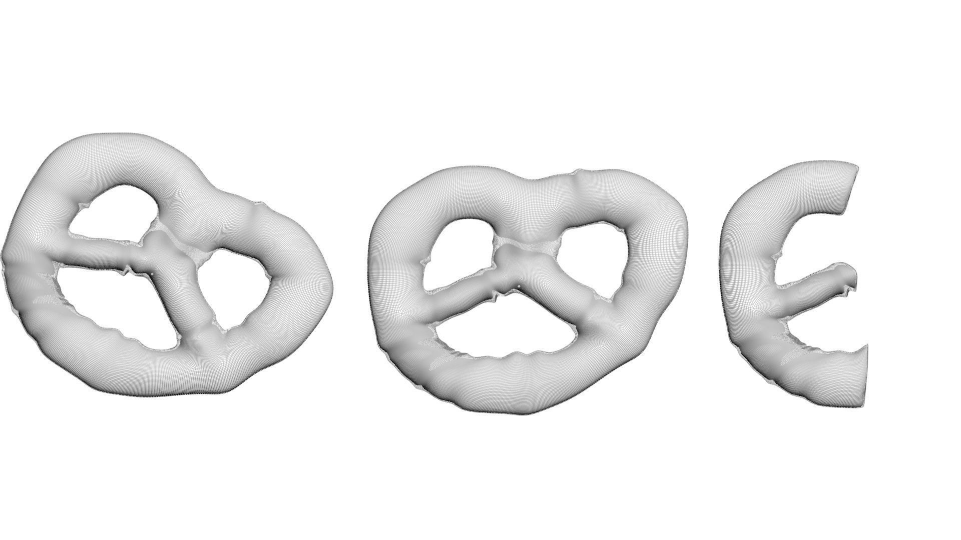 Strawberry Yogurt Covered Mini Pretzel Crackers 3D model_19