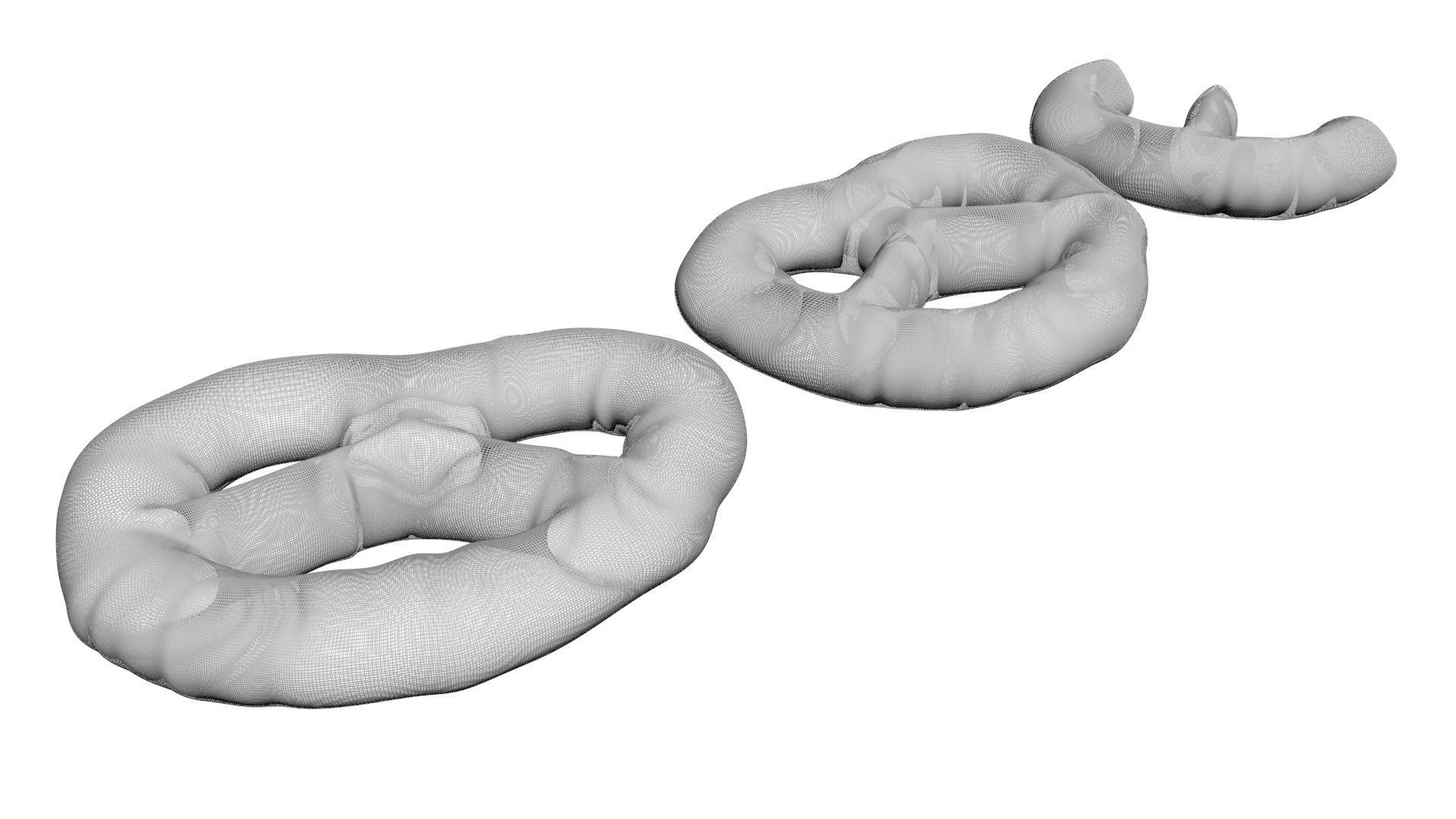 Strawberry Yogurt Covered Mini Pretzel Crackers 3D model_14