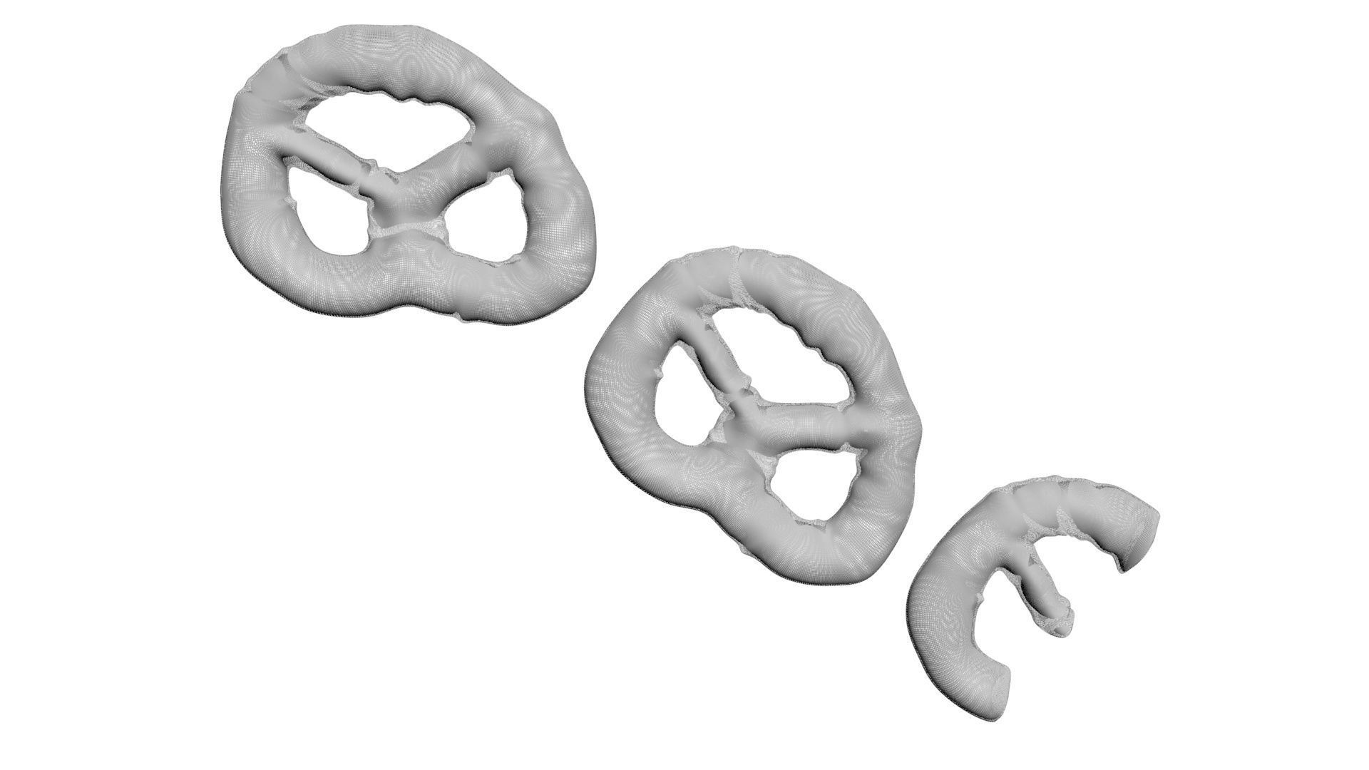 Strawberry Yogurt Covered Mini Pretzel Crackers 3D model_18