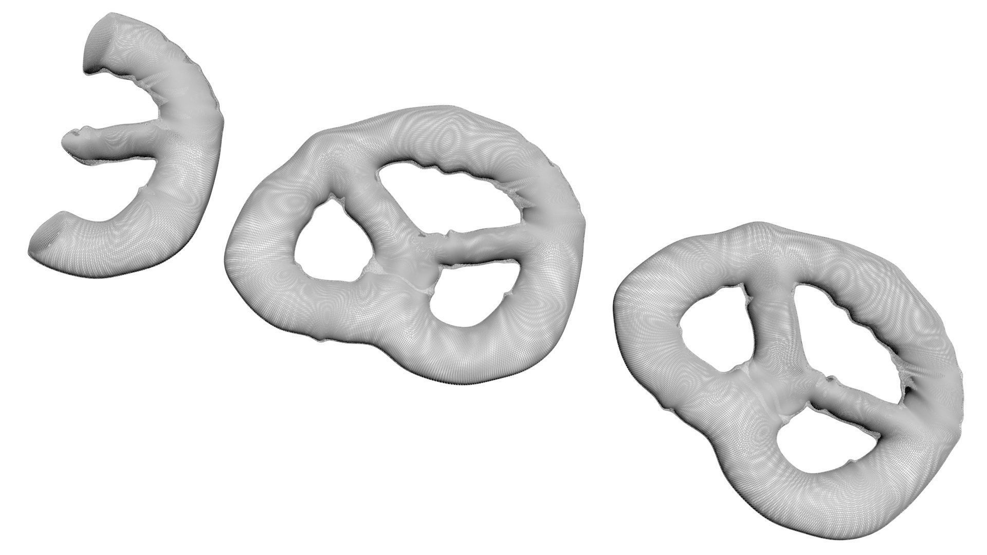 Strawberry Yogurt Covered Mini Pretzel Crackers 3D model_17